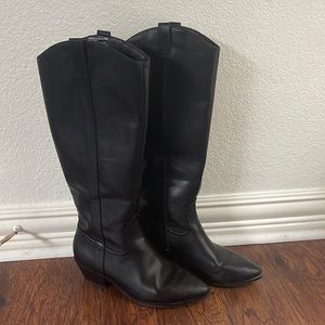 Target Universal Thread Black Cowboy Boots